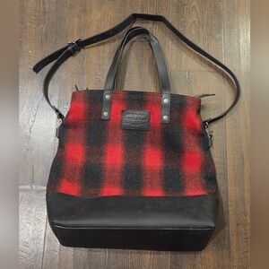 Pendleton Leather And Wool tote